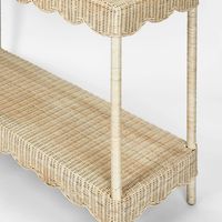 Belle Rattan Console Outdoor Undercover