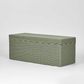 Belle Rattan Storage Bench Green (Alfresco)