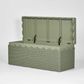 Belle Rattan Storage Bench Green (Alfresco)