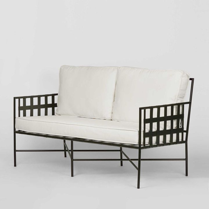 Sheffield 2 seater Iron Armchair Lounge -Outdoor