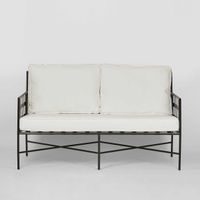 Sheffield 2 seater Iron Armchair Lounge -Outdoor