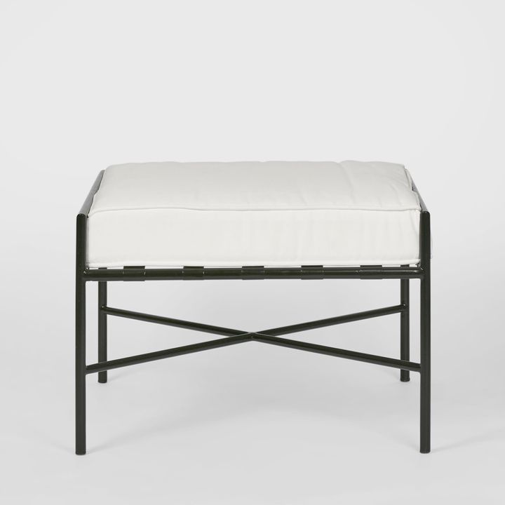 Sheffield Iron Ottoman -Outdoor