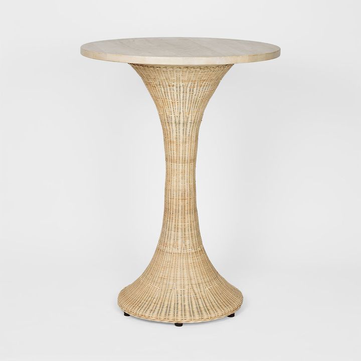 Belmont Rattan Bar Table 80cm