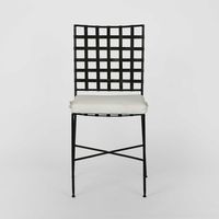 Sheffield Iron Dining Chair with cushion -Outdoor