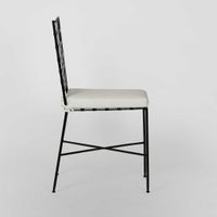 Sheffield Iron Dining Chair with cushion -Outdoor