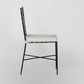 Sheffield Iron Outdoor Dining Chair with cushion