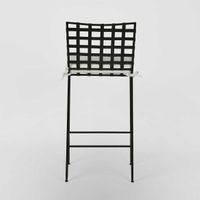 Sheffield Iron Bar Stool with cushion -Outdoor