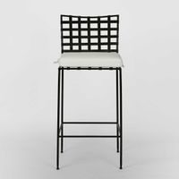 Sheffield Iron Bar Chair with cushion -Outdoor