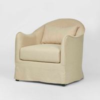 Ville Armchair with Natural Slip Cover