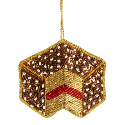 Lamington Sequin Tree Decoration