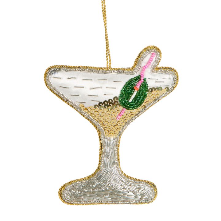 Martini Sequin Tree Decoration