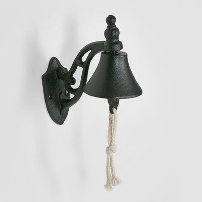 Wall Mounted Bell Black