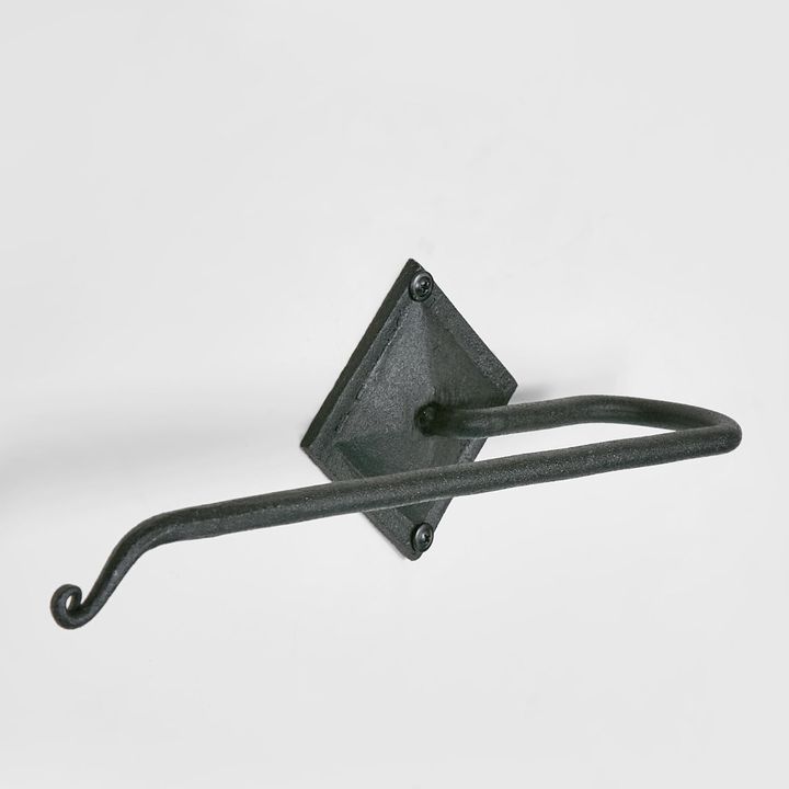 Towel Holder Long Black