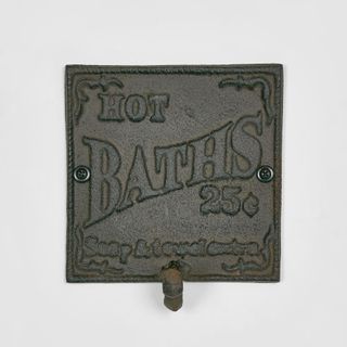 Hot Bath Plaque Brown