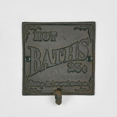 Hot Bath Plaque Brown