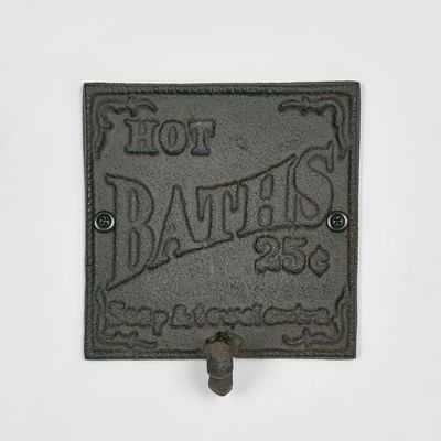 Hot Bath Plaque Brown