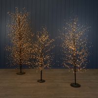 Black Forest Twinkling Light Up Tree with 1300 Lights 180cm