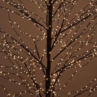 Black Forest Twinkling Light Up Tree with 1300 Lights 180cm