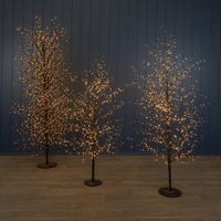 Black Forest Twinkling Light Up Tree with 500 Lights 120cm