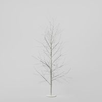 White Forest Twinkling Light Up Tree with 1300 Lights 180cm