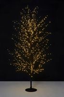 Black Forest Twinkling Light Up Tree with 900 Lights 150cm