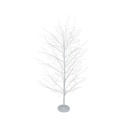 White Forest Twinkling Light Up Tree with 500 Lights 120cm