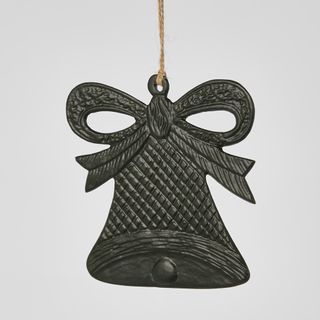 Hanging Bell Ornament Black LGE