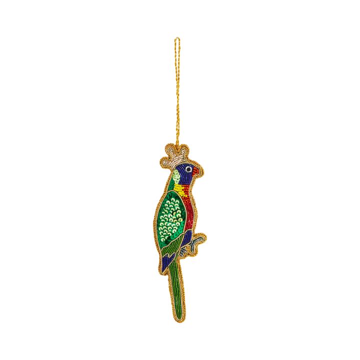 Queen Lorikeet Sequin Tree Decoration