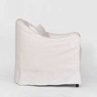 Ville Armchair with White Slip Cover