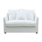 Slip Cover Only - Noosa Hamptons 1.5 Seat Sofa Ivory