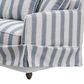 Slip Cover Only - Noosa Hamptons 2.5 Seat Sofa Blue Sky Stripe