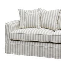 Slip Cover Only - Noosa Hamptons 2.5 Seat Sofa Natural Stripe