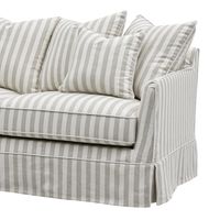 Slip Cover Only - Noosa Hamptons 2.5 Seat Sofa Natural Stripe