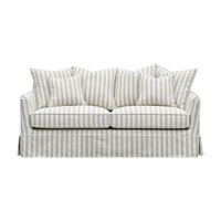 Slip Cover Only - Noosa Hamptons 2.5 Seat Sofa Natural Stripe
