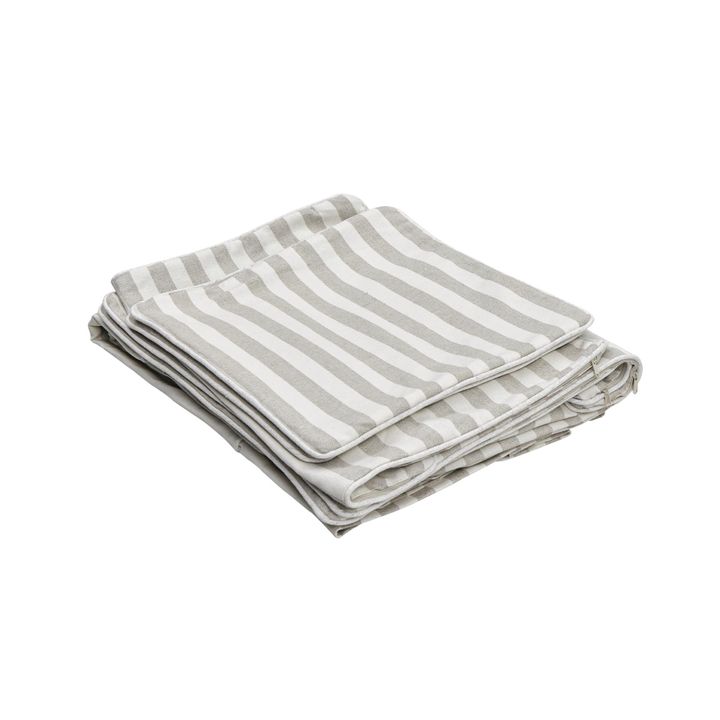 2 Seat Slip Cover - Noosa Natural Stripe