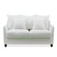 Slip Cover Only - Noosa Hamptons 2 Seat Sofa Natural Stripe