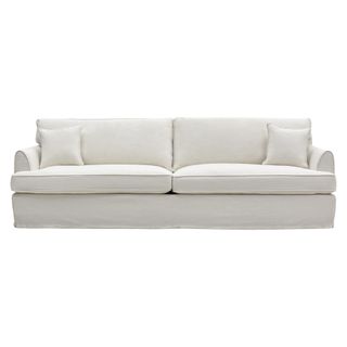 Slip Cover Only - Byron Hamptons 4 Seat Sofa Ivory