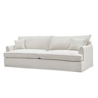 Slip Cover Only - Byron Hamptons 4 Seat Sofa Ivory