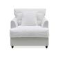 Slip Cover Only - Byron Hamptons Armchair Natural W/White Piping