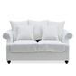 Slip Cover Only - Avalon Hamptons 2 Seat Sofa Natural W/White Piping