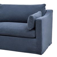 Slip Cover Only - Clovelly Hamptons 4 Seat Sofa Navy