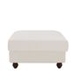 Slip Cover Only - Noosa Hamptons Ottoman Natural Stripe