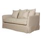 Slip Cover Only - Noosa Hamptons 2 Seat Sofa Bed Beige