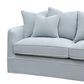 Slip Cover Only - Noosa Hamptons 2.5 Seat Sofa Beach W/White Piping