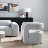 Cleo ArmChair Vanilla Boucle