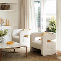 Cleo ArmChair Vanilla Boucle