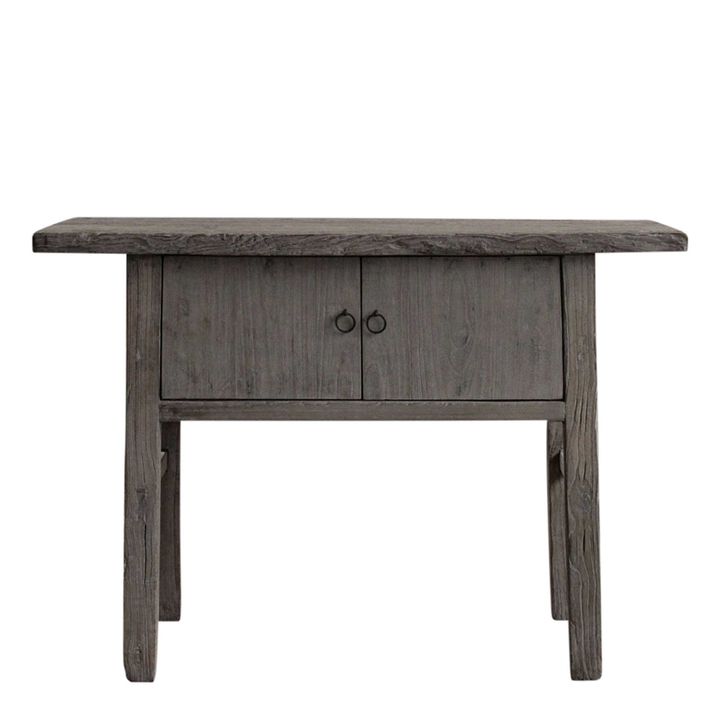 Shanxi Elm 130 Year Wooden Side Table No. 10