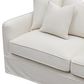 Slip Cover Only - Noosa 2.5 Seat Hamptons Sofa Ivory Linen Blend