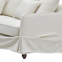 Slip Cover Only - Noosa Hamptons 2.5 Seat Sofa Ivory