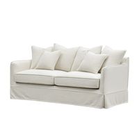 Slip Cover Only - Noosa Hamptons 2.5 Seat Sofa Ivory